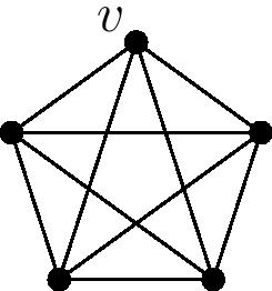 The complete graph on 5 vertices.
